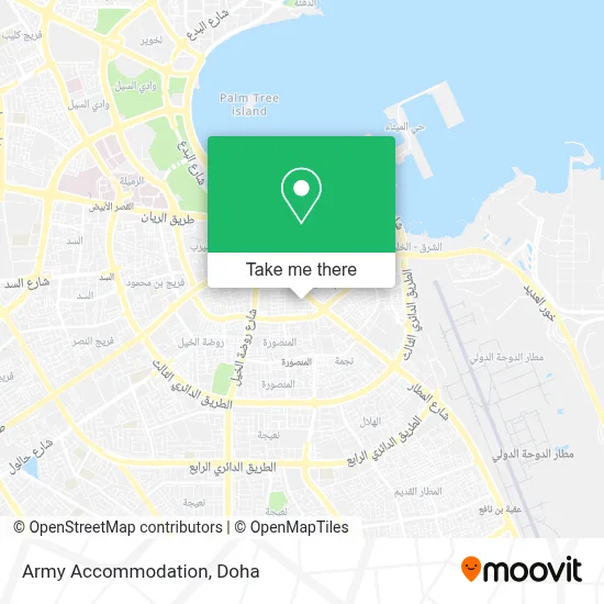 Army Accommodation map