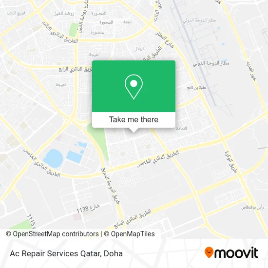 Ac Repair Services Qatar map