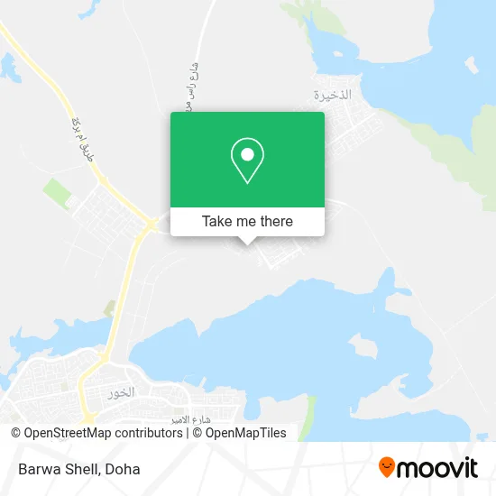 Barwa Shell map