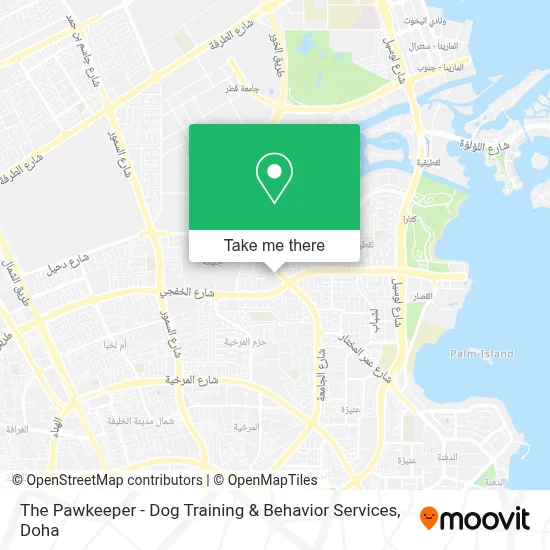 The Pawkeeper - Dog Training & Behavior Services map