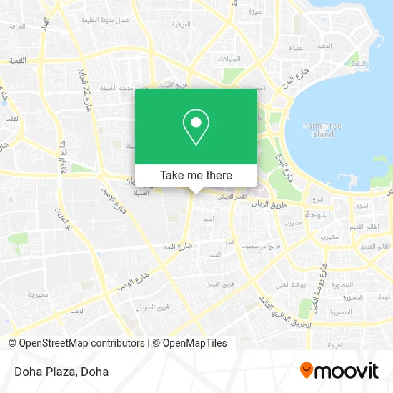 Doha Plaza map