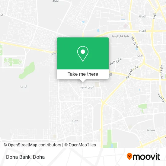 Doha Bank map
