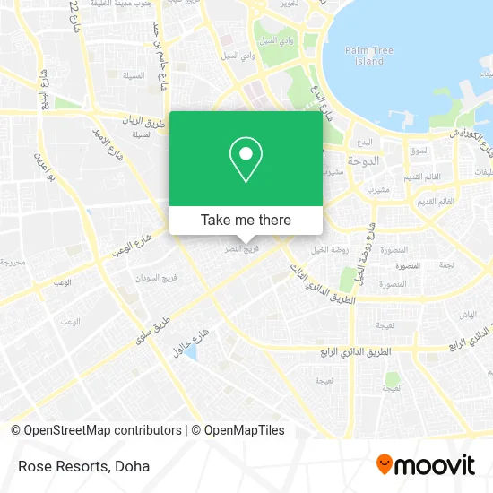 Rose Resorts map