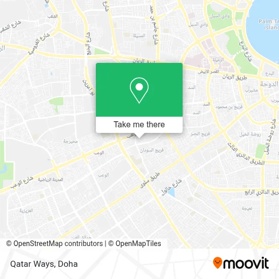 Qatar Ways map