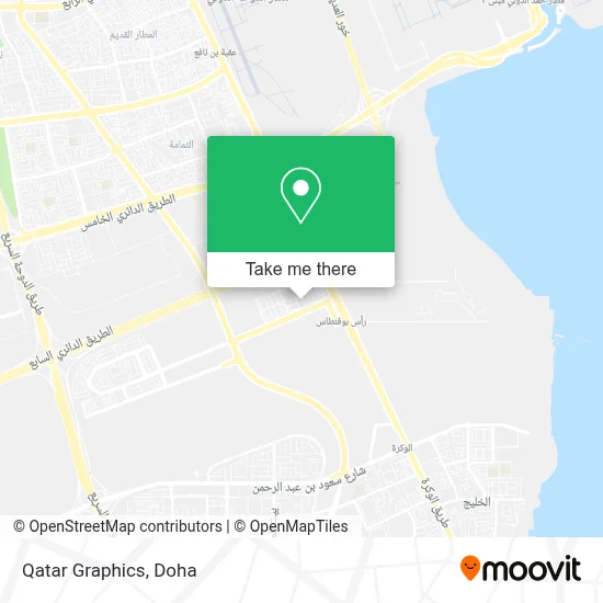 Qatar Graphics map