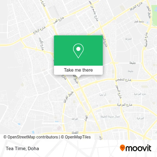 Tea Time map