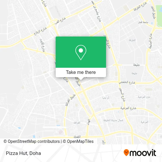 Pizza Hut map