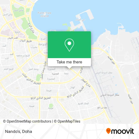 Nando's map