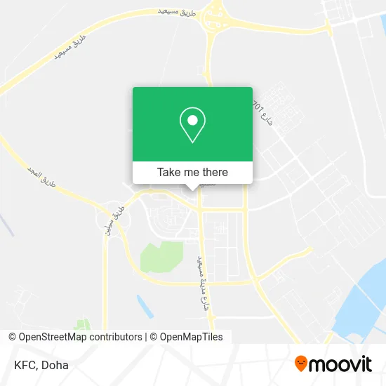 KFC map