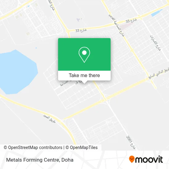 Metals Forming Centre map