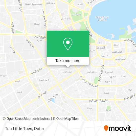 Ten Little Toes map