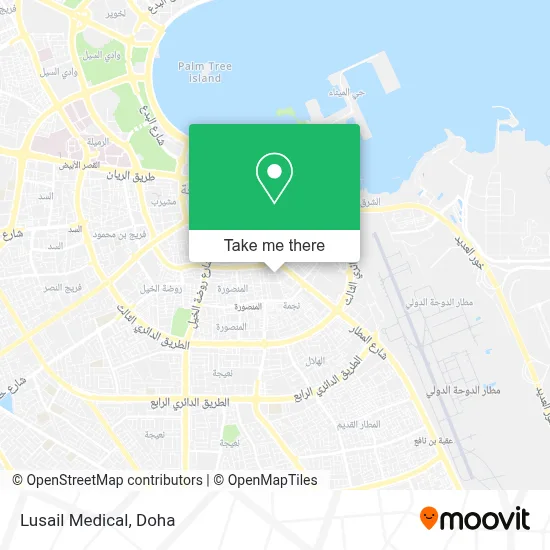 Lusail Medical map