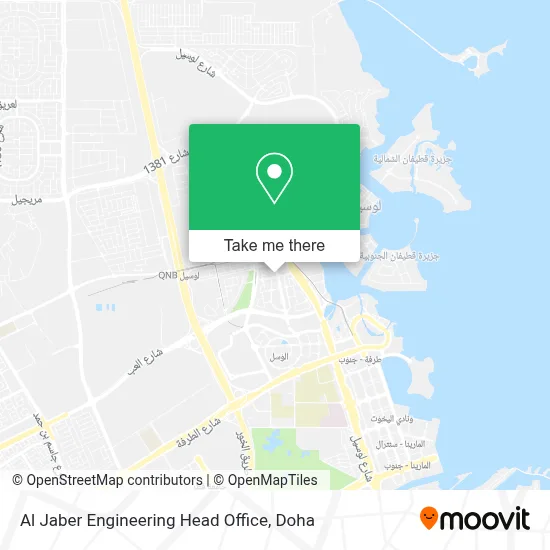 Al Jaber Engineering Head Office map