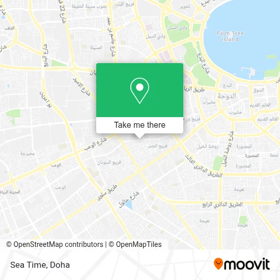 Sea Time map