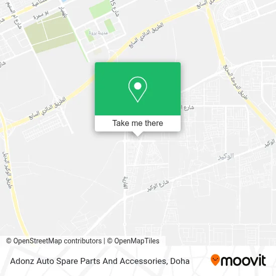 Adonz Auto Spare Parts And Accessories map