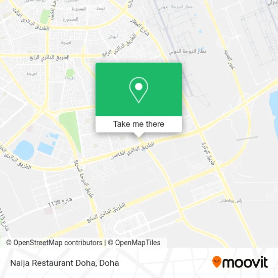 Naija Restaurant Doha map