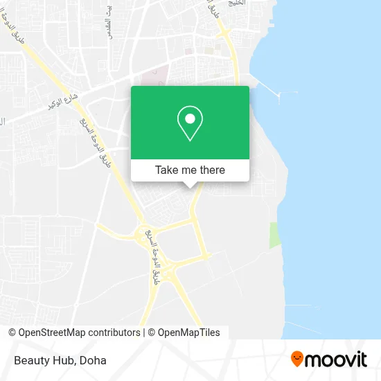 Beauty Hub map