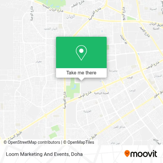 Loom Marketing And Events map