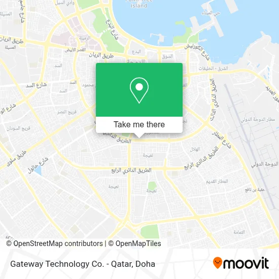 Gateway Technology Co. - Qatar map