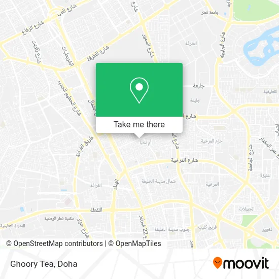 Ghoory Tea map