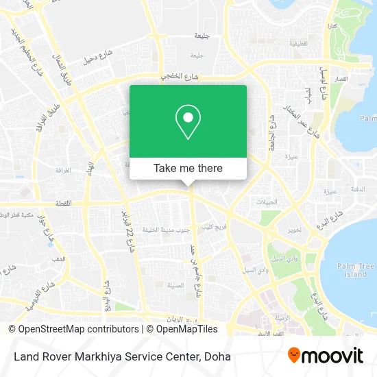 Land Rover Markhiya Service Center map