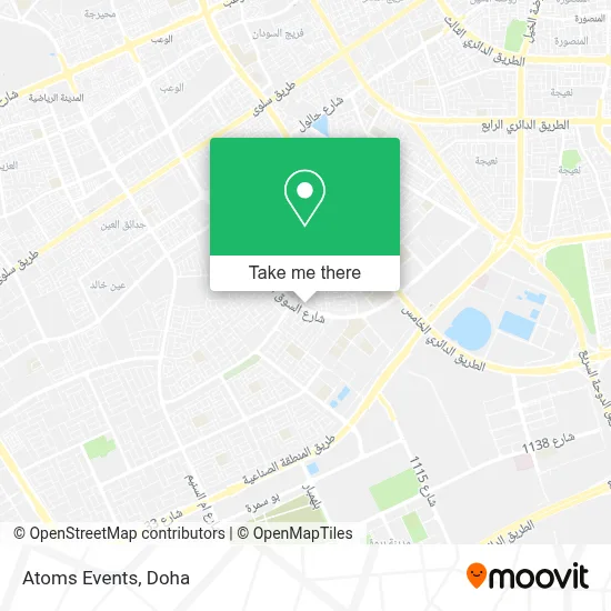 Atoms Events map