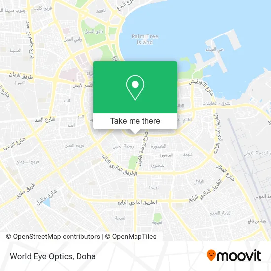 World Eye Optics map