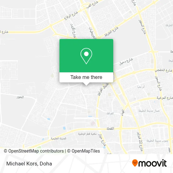 Michael Kors map