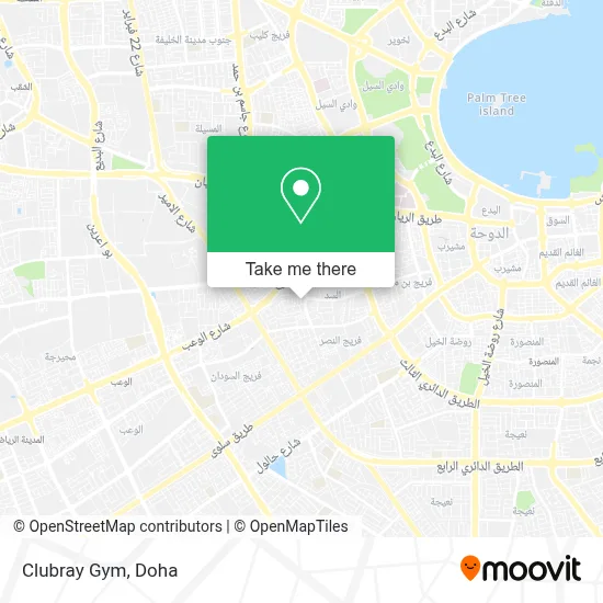 Clubray Gym map