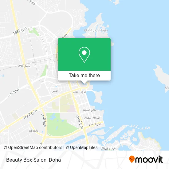 Beauty Box Salon map