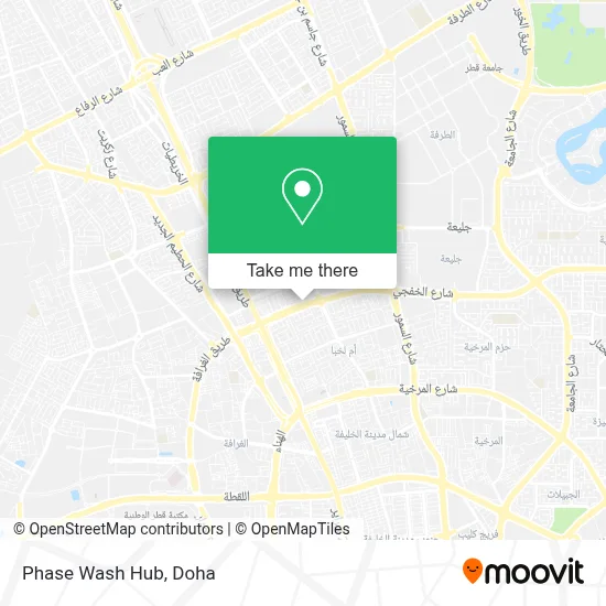 Phase Wash Hub map