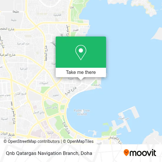 Qnb Qatargas Navigation Branch map