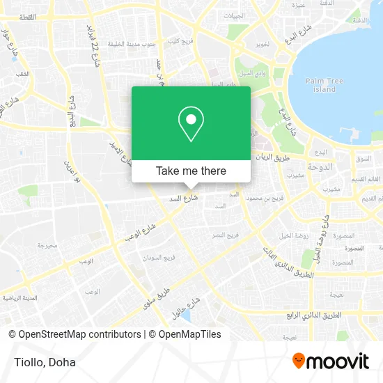 Tiollo map