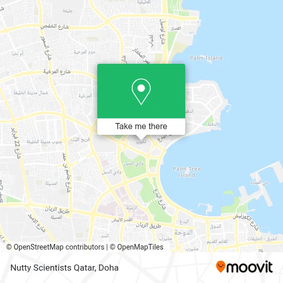 Nutty Scientists Qatar map