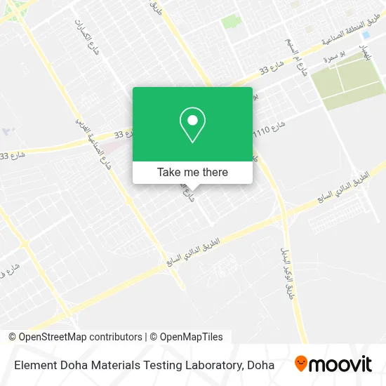 Element Doha Materials Testing Laboratory map