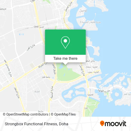 Strongbox Functional Fitness map