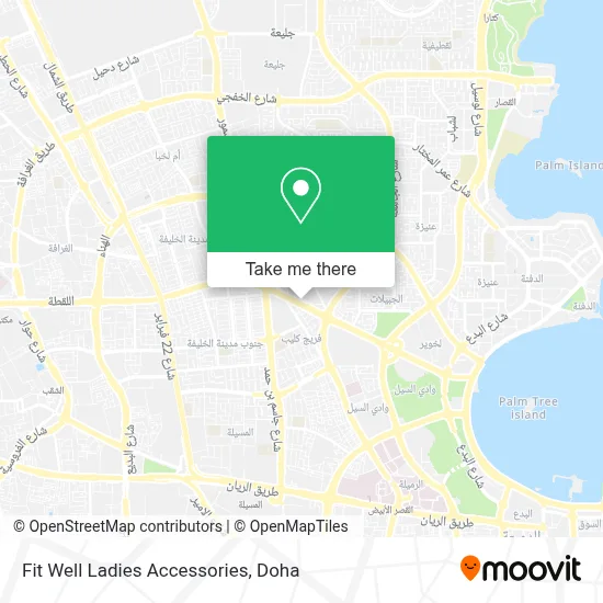 Fit Well Ladies Accessories map