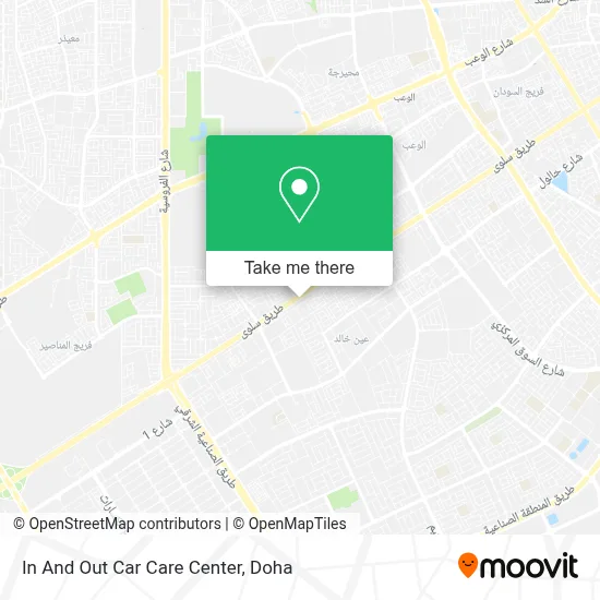 In And Out Car Care Center map