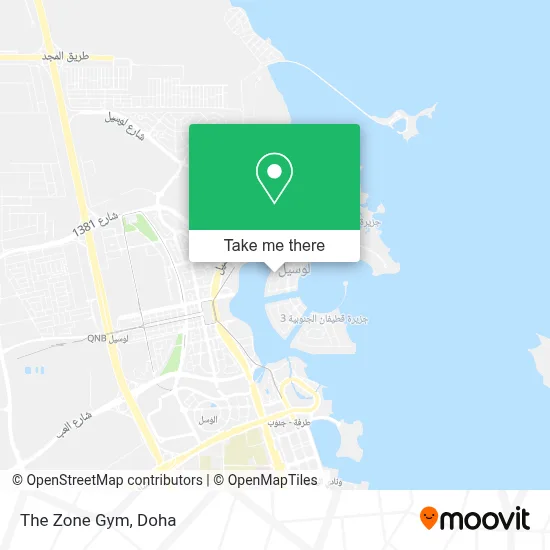 The Zone Gym map