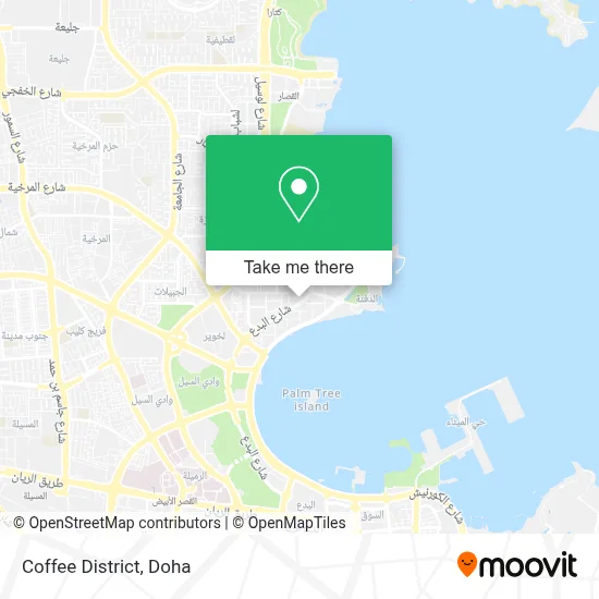 Coffee District map