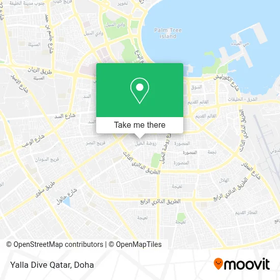 Yalla Dive Qatar map
