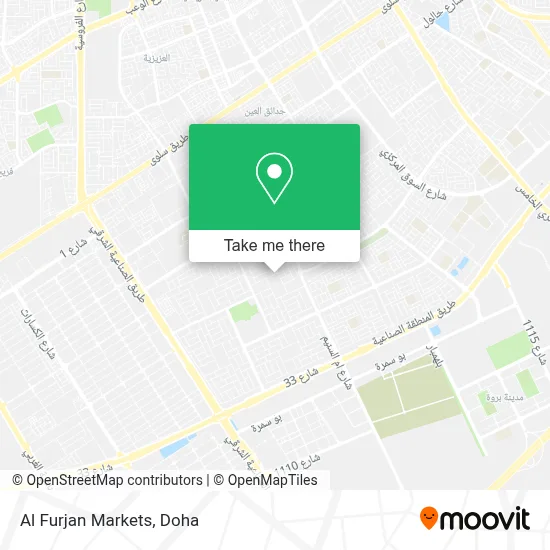 Al Furjan Markets map