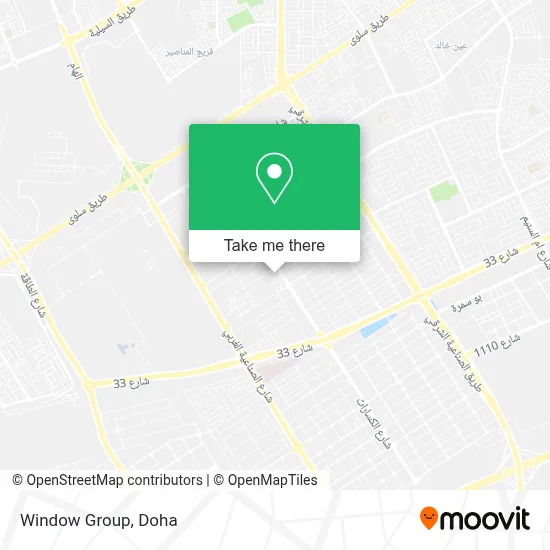 Window Group map