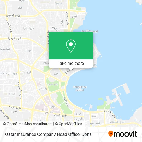 Qatar Insurance Company Head Office map