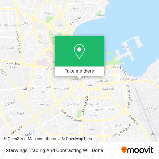 Starwings Trading And Contracting Wll map