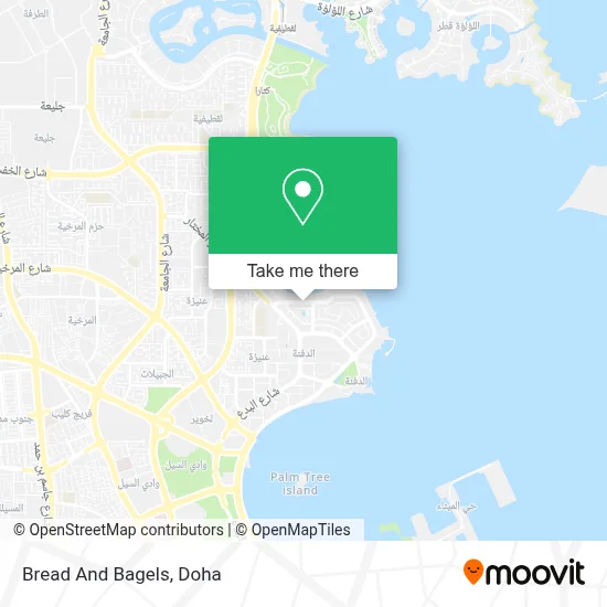 Bread And Bagels map
