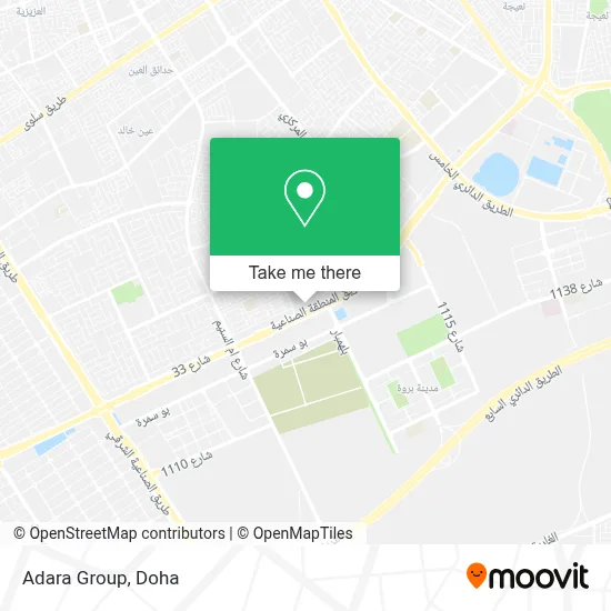 Adara Group map