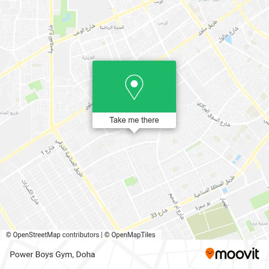 Power Boys Gym map