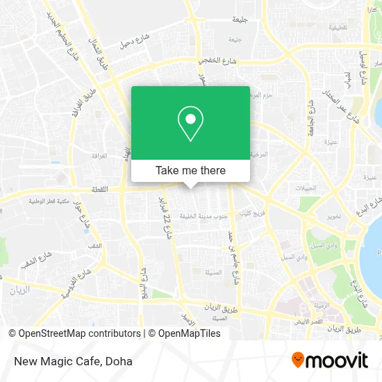New Magic Cafe map
