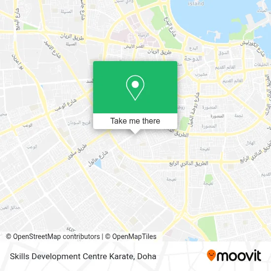 Skills Development Centre Karate map